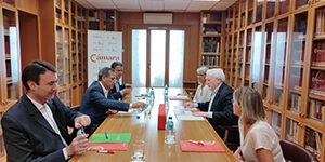 Reunión Instituto de Competitividad Empresarial (ICE) y la Cámara de Comercio de Burgos